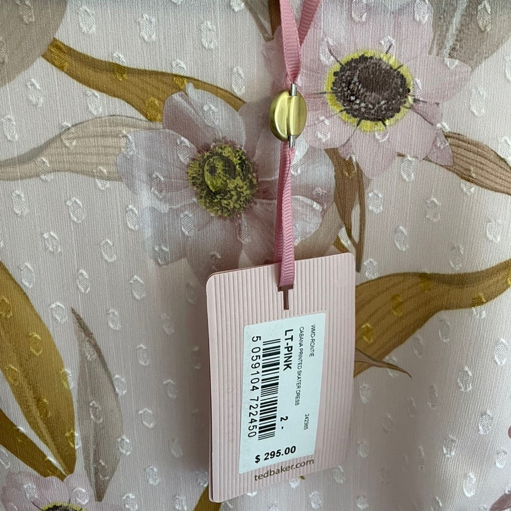 Ronnie Cabana Printed Skater Dress